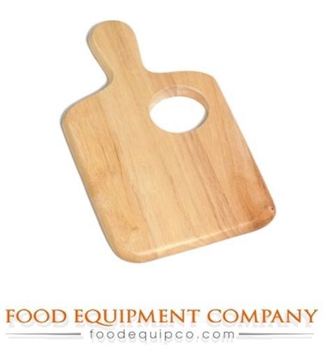 Tablecraft 79A Bread Board 13&#034; x 7-3/4&#034; 2-3/4&#034; dia. insert natural finish...