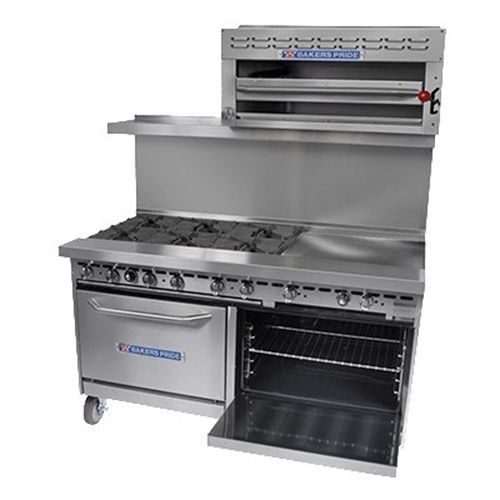 Baker&#039;s Pride 72-BP-12B-S30 Restaurant Series Range gas 72&#034;