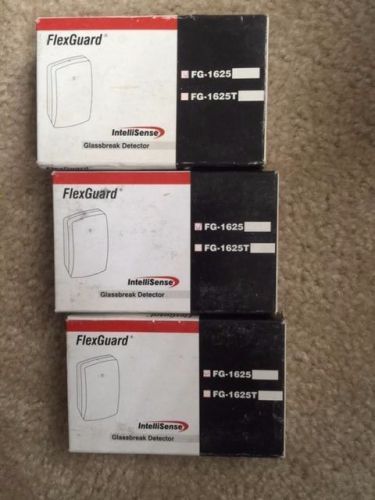 FLEXGUARD INTELLISENSE GLASSBREAK DETECTOR FG-1625 Lot of 3