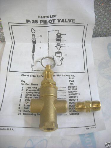 AIR COMPRESSOR, P-25, Unloader Pilot Valve, 250 PSI, 1/4 NPT