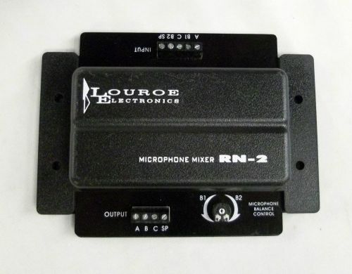 Louroe Electronics Microphone Mixer Model RN-2