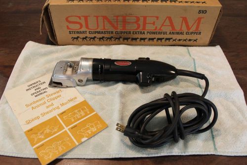 Sunbeam 510 510A Stewart Clipmaster Clipper Extra powerful Animal Clipper