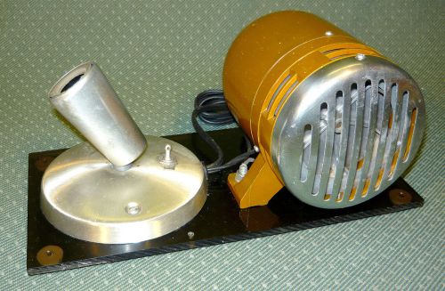 Vintage Air Raid Warning Siren Display w/Light