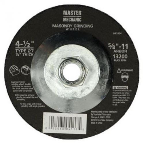 4-1/2&#034; X 1/4&#034; Masonry Wheel Master Mechanic Saw Blades 641664 052088041185