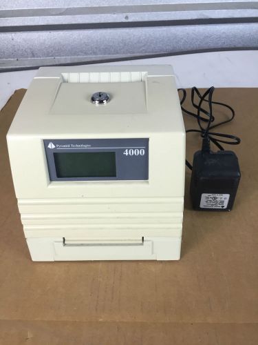 Pyramid PTR-4000 Time Clock USED