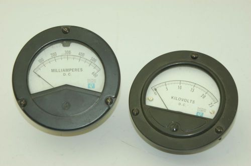 Photon Sources Kilovolt (0-25) &amp; Milliamperes (0-600) Meters, 2.5&#034; Face