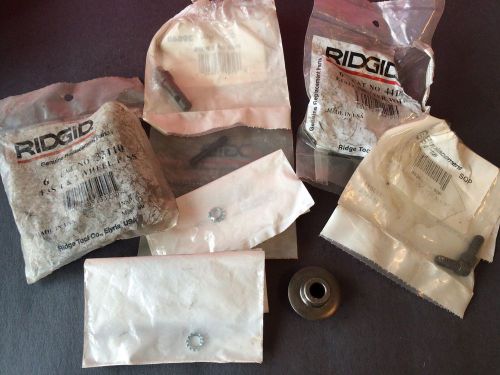 Ridgid Lot of Replacement Parts: Cutting Wheel, Heel Jaw Pins