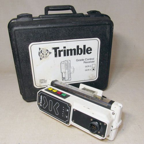 TRIMBLE MODEL GCR-4 MACHINE GRADE CONTROL LASER RECEIVER SOMERO COMPATIBLE GOOD