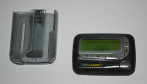 Unification Alpha Legend + Alphanumeric VHF Pager w/holster ,A3E1ASN6213B