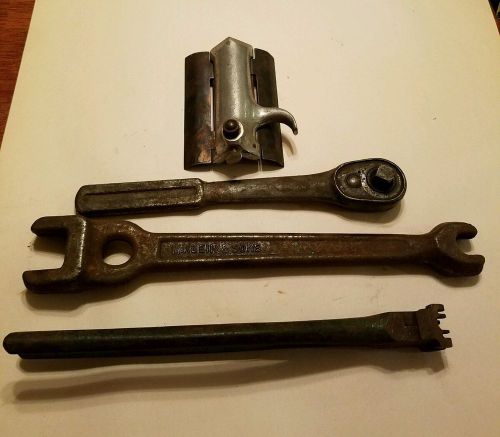 Antique linesman tools, m.klein&amp;sons wrench, wire strippers