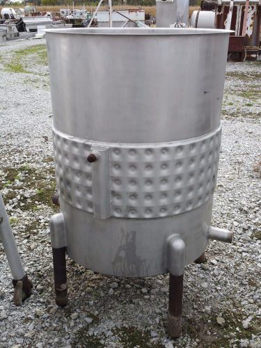 100 Gallon Stainless Steel Vertical Open Top Tank 10279