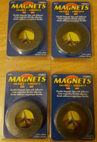 The Magnet Source Magnets Flexible Magnetic Tape with Adhesive