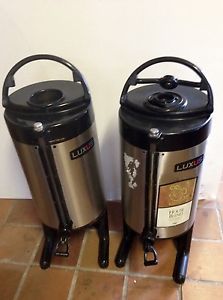 FETCO LUXUS LD-15  SET OF 2 Coffee Dispenser Server Container