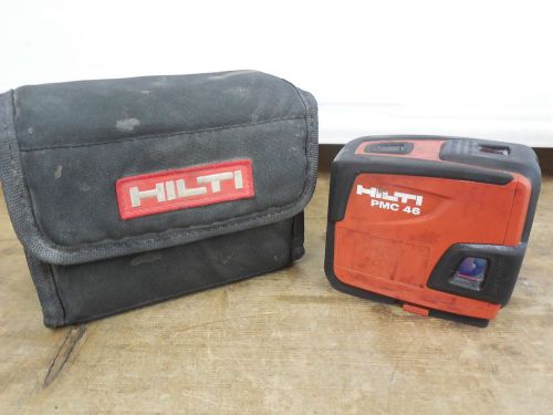 HILTI PMC46 SELF LEVELING CROSS LINE, PLUMB DOT &amp; SQUARE COMI LASER LEVEL