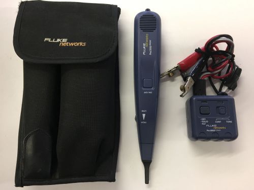 FLUKE NETWORKS PRO 3000 PROBE &amp; TONER W/ CARRY CASE