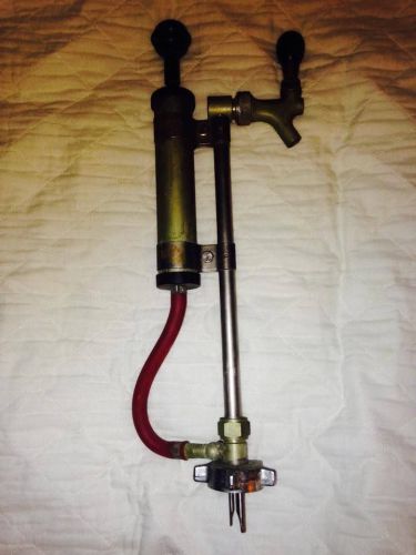 VINTAGE HOFF-STEVENS TWIN PROBE BEER KEG TAP PUMP DISPENSER