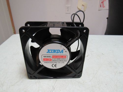 XINDA MODEL XD12038A1HS 110-120V ~TESTED~ AC FAN 50/60 HZ 0.24/0.21A FREE SHIP