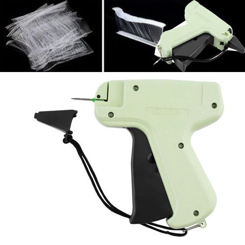 Clothes Garment Price Label Brand Tagging Trademark Tag Gun+1000 Barbs+5 Needles