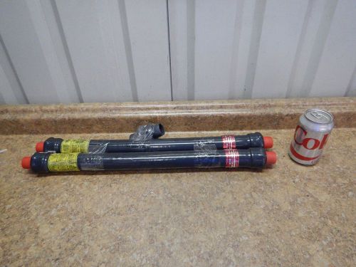2 NEW 3/4&#034; X 18&#034; Cooper Crouse Hinds Conduit Fitting Haz Loc ECLK 218 Robroy