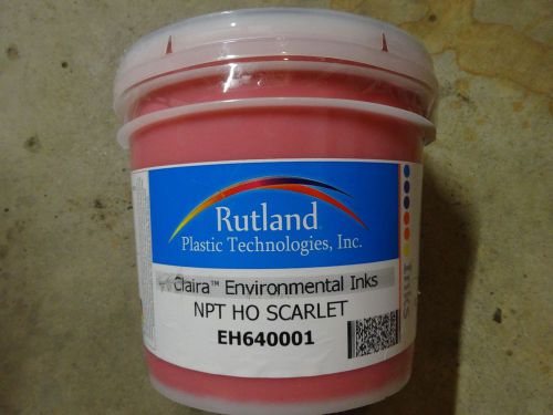 Rutland EH6400 Scarlet Red plastisol ink 1 Gal