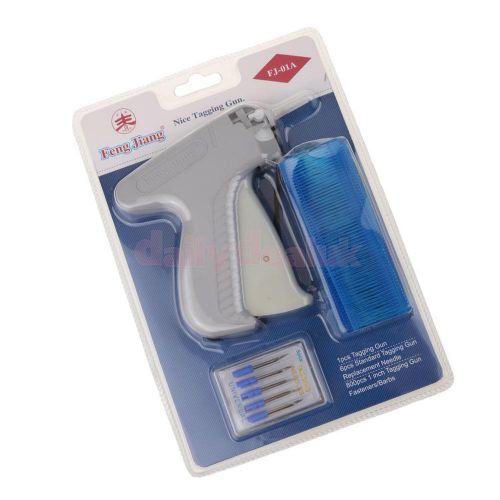 Garment brand price label tag machine tagging gun+800 barb+6 needle blue for sale