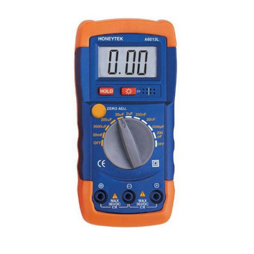 Digital LCD Capacitance Capacitor Meter Tester Multimeter 20mF To 200pF A6013L