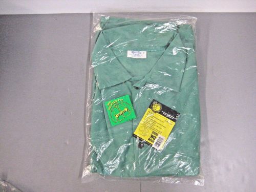 Black Stallion F9-36C Green FR Cotton Welding Jacket 3XL  Free Priority Shipping