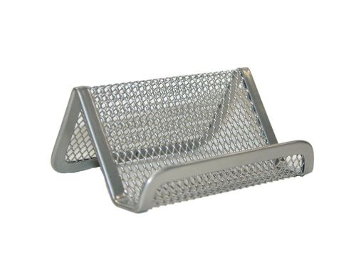 Design International Group Mesh Business Card Holder Silver (28510)