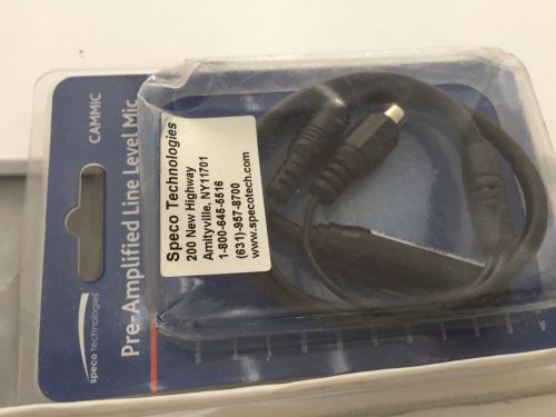 Speco CAMMIC Pre-Amplified Line Level Mic CAM-MIC