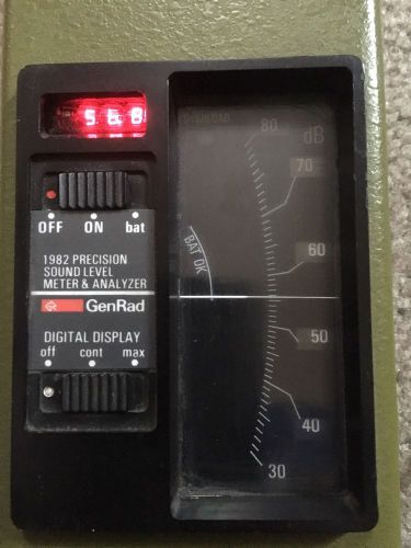 GENERAL RADIO GENRAD 1982 PRECISION LEVEL SOUND METER &amp; ANALYZER