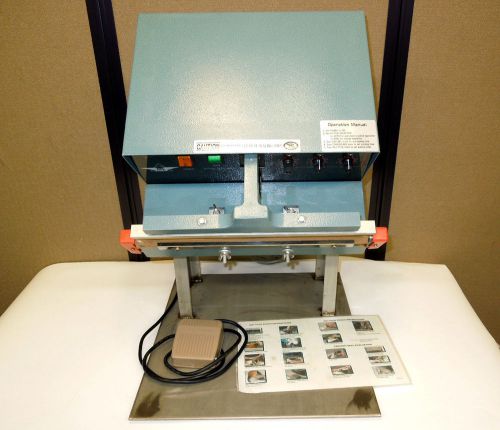 Aie impulse sealer model aie-305ai heat seal auto packaging sealing &amp; foot pedal for sale