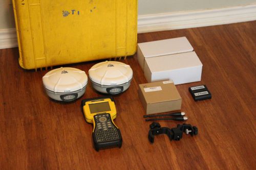 Trimble dual r8 model 2 base rover gnss gps survey system 450-470mhz w/ tsc2 for sale