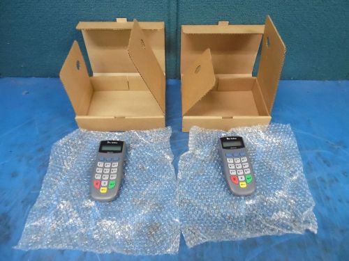 Lot of 2 verifone pinpad mn: 1000se pn: p003-170-02 xsz rev. e for sale