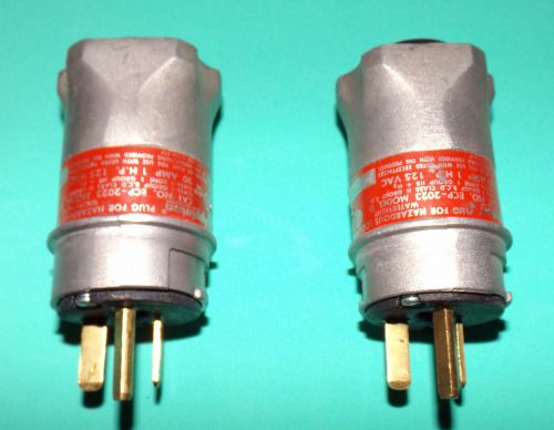 Lot of 2 appleton ecp2023 plugs - hazardous locations - clean condition ecp-2023 for sale