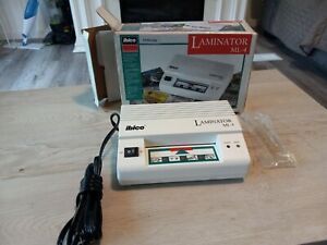 Ibico Laminator ML-4 Machine 1 Heat Setting 4” Home Office Laminator W/Extras