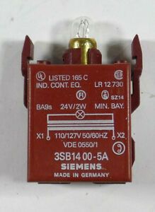 SIEMENS 3SB14 00-5A Lampentrafo | BA9s 50/60Hz-110/127/24V