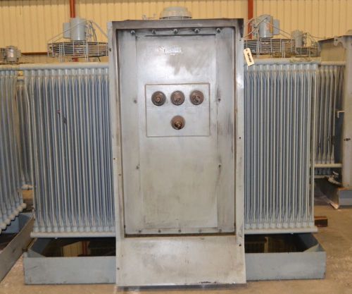 Westinghouse silicon class oa/fa 1500kva 3ph 2400v 277/480v transformer d394612 for sale