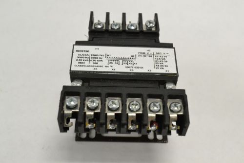 Square d 9070t50 industrial 0.05kva 1ph 240/480v-ac 120v-ac transformer b248921 for sale