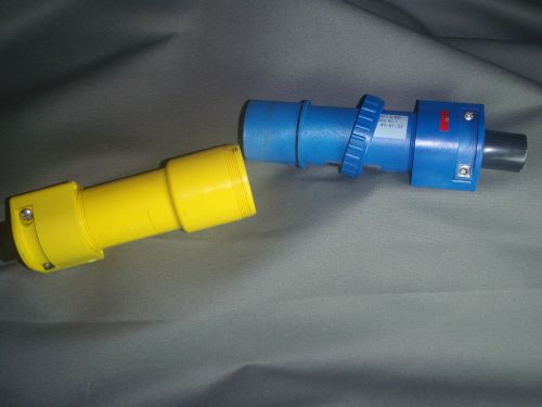 Watertight Socket and Recepticle 30A 3PH 600VAC Pin and Sleeve