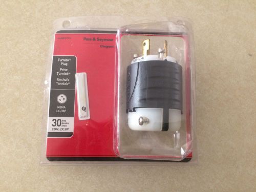 Pass &amp; Seymour L620-PCCV3 Turnlok Locking Device Plug 20A,250V,2P,3W NEMAL6-20P