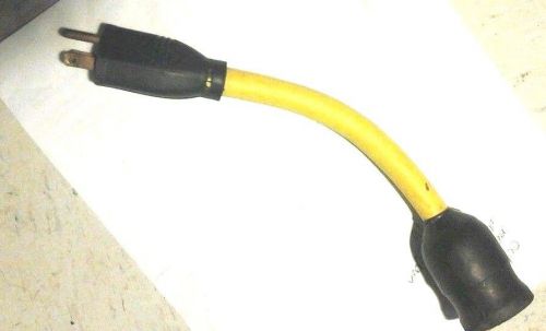 Electricord a-1447-009-yw 15a/125v standard plug to nemal5-20r female for sale