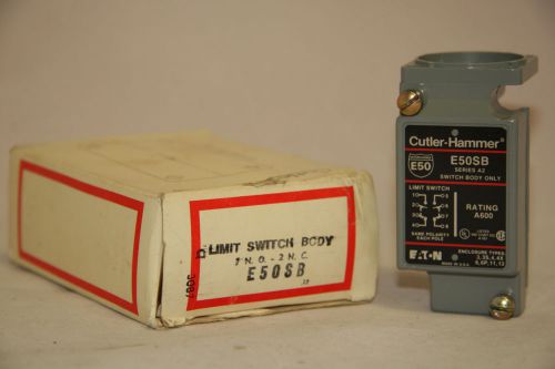 Cutler Hammer E50SB Limit Switch Contact Body 600V Nema B600 Pilot Duty NIB