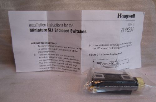 Honeywell PK 88231 Issue 3 Miniature SL1 Enclosed Switch W/ Instructions