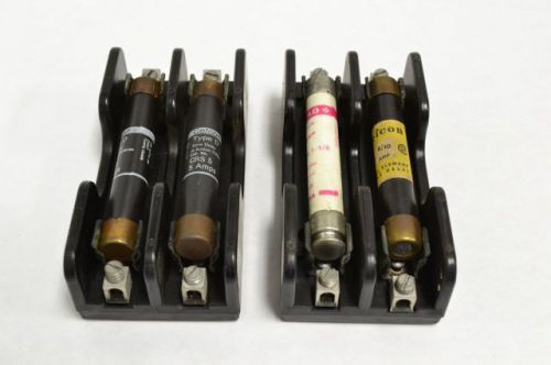 LOT 2 GOULD 60302 FUSE HOLDER BLOCK 600V-AC 30A AMP B214339