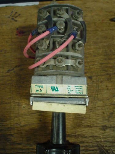 Used Electroswitch Type W-2 cat# 505A701G06 9048 -60 day warranty