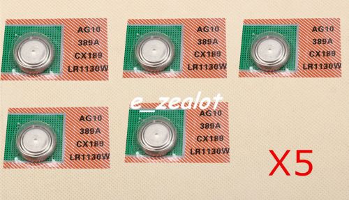 5pcs ag10 batteries coin batteries watch batteries perfect for sale