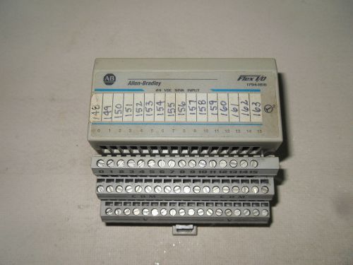 (O4-3) 1 ALLEN BRADLEY 1794-IB16 INPUT MODULE