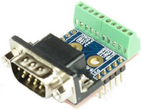 Rs232 db9 com port breakout boards (male) elabguy d9-m-bo-v2a for sale