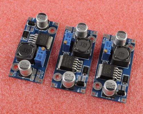 3pcs LM2596 1.23V-30V Output DC-DC Buck Converter Step Down Module Power Supply