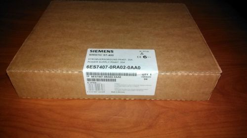 SIEMENS 6ES7407-0RA02-0AA0 POWER SUPPLY V5.3.0 NEW IN MANU. BOX